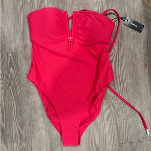 Express Kids Red One Piece Swimsuit